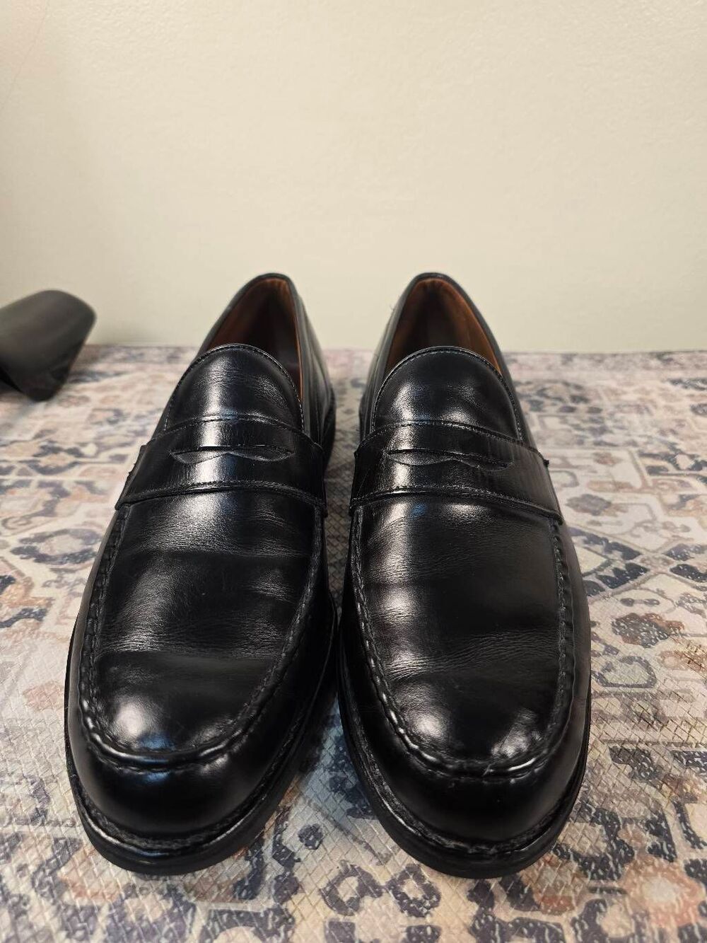 Allen Edmonds Scottsdale Men's Loafers Size 12 Black Leather
